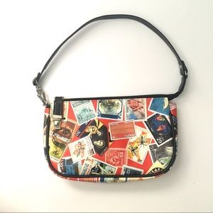 Sydney Love Postage Stamp Purse Red